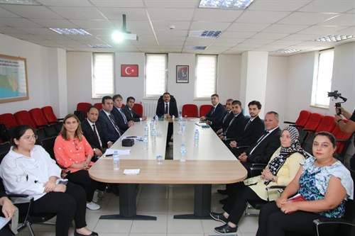  Valimiz Ercan Turan, Kurum Ziyaretleri Kapsamında İl Sağlık Müdürlüğü'nü Ziyaret Etti
