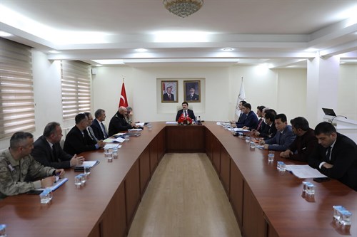 Kar ve Buzla Mücadele Koordinasyon Toplantısı Gerçekleştirildi
